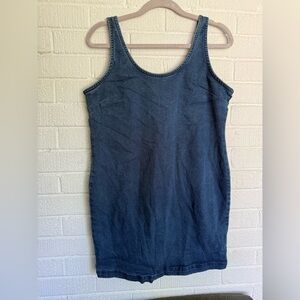 New Look Indigo Denim Dress Large
